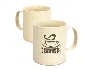 Promotional Straw Husk Coffee Mugs (350ml)