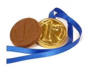 Promotional Foiled Medal Chocolates