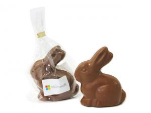 Natural Chocolate Bunnies (80g)