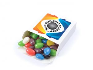 Promotional Eco White Boxed Jelly Beans (50g)