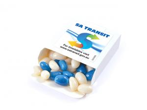 Promotional Eco Corporate Jelly Bean Boxes (50g)