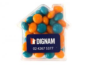 Promotional House Shaped Chewy Fruits (50g)