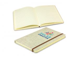 Promotional Natural Linen Look Notebooks (A5)