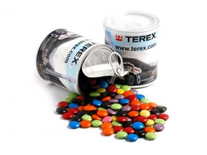 Promotional Pull Cans Filled With Choc Beans (200g)