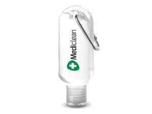 Promotional Gel Hand Sanitisers With Carabiner (55ml)