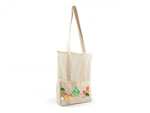 Promotional Cotton Mesh Tote Bags With Calico Base
