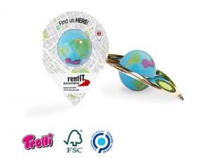 Promotional Fruit Jelly Gum Globes (18g)