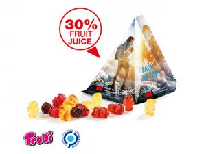 Promotional 30% Fruit Juice Jelly Bear Pyramids (15g)