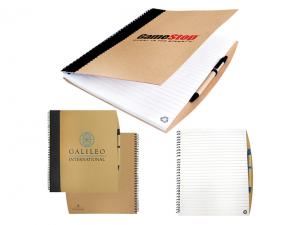Promotional Heavy Duty Cardboard Notebooks With Pens