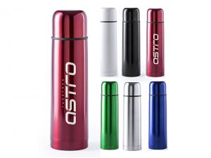 Promotional Glossy Stainless Steel Flasks (500ml)
