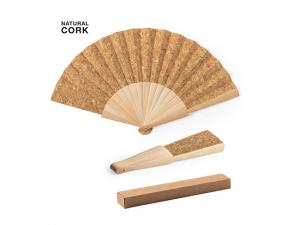 Promotional Natural Cork Hand Fans