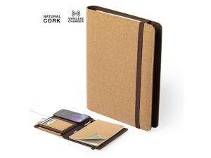 Promotional Cork Compendiums With Integrated Wireless Charger