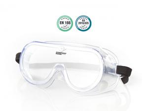 Promotional Clear Safety Goggles With Elastic