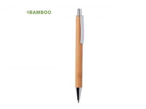Promotional Bamboo Pens With Chrome Accents