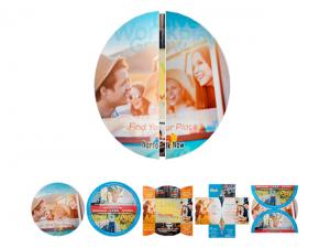 Promotional Magic Loop Folding Cards (Circular 90mm Dia)