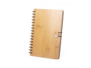 Promotional Eco Bamboo Spiral Notebooks (A5)