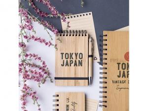 Bamboo Spiral Notepads (A6)
