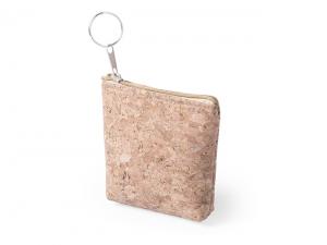 Promotional Eco Cork Coin Purse Keyrings
