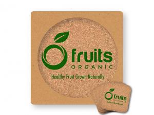Promotional Cork Coaster Sets - Square (4Pcs)