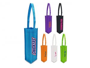Promotional Non-Woven Single Wine Tote Bags (90gsm)