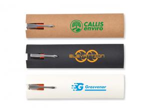 Cardboard Pen Gift Sleeves