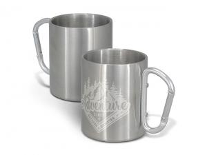 Promotional Carabiner Coffee Mugs (300ml)