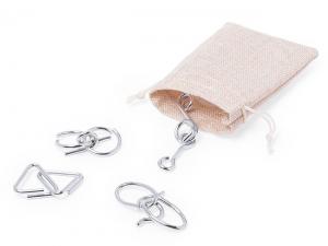 Promotional Stainless Steel Skill Game Sets (4Pcs)