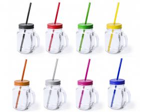 Promotional Colourful Mason Jars (500ml)