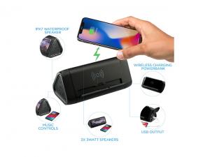 Promotional High Sierra&reg; 2 In 1 Outdoor Speaker & Wireless Power Banks