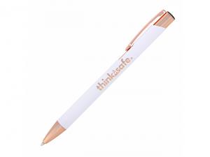 Promotional Maria Rose Gold Trim Metal Ballpoint Pens