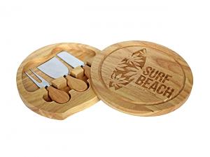 Promotional Rubber Wood Cheese Board Sets