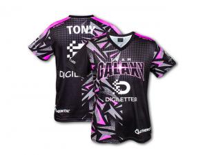 Promotional Full Colour Mens Sports V-Neck T-Shirts (180gsm)