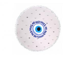 Promotional Custom Round Beach Towels (150cm Dia)