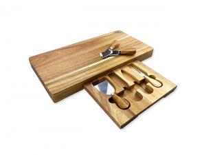 Promotional Bernard Acacia Cheeseboard & Knife Sets