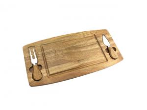 Promotional Nora Acacia Cheeseboard & Knife Sets
