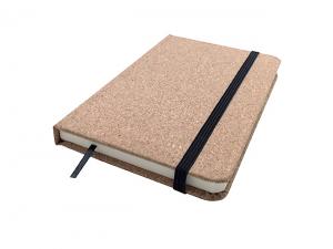 Promotional Eco Cork Notebooks With Elastic (A6)