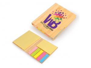 Promotional Mini Bamboo Sticky Notes Books