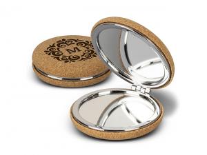 Promotional Pocket Mirrors - Cork