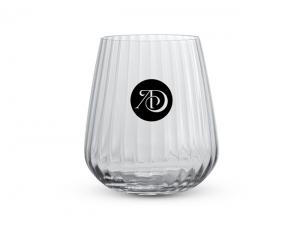 Promotional Fluted Stemless Low Ball Glasses (450ml)