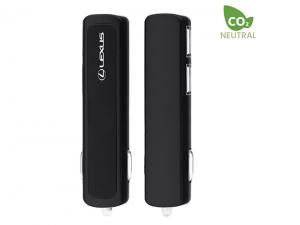 Promotional Eco Dual USB Car Chargers - Vertical