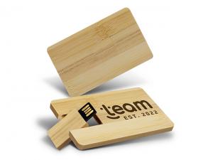 Promotional Bamboo Flash Drive Cards (8GB)