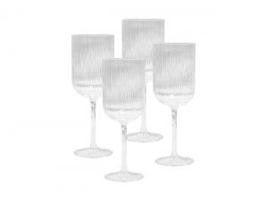 Promotional Fluted Wine Glasses (380ml) - Set of 4