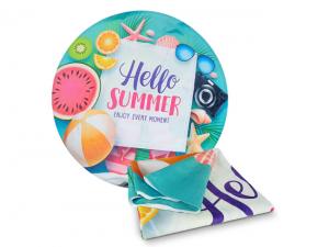 Promotional Round Beach Towels (1500mm)