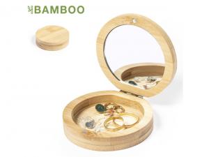 Promotional Bamboo Jewellery Boxes with Mirror