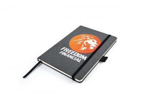 Promotional A5 Hard Cover Recycled Leather Notebooks