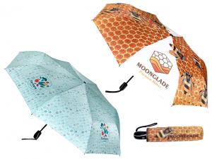 Full Colour Compact Umbrellas With Pouch