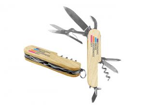 Promotional Wooden Compact Pocket Knives