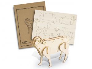 Promotional Basswood Model Sheep