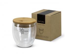 Promotional Double-Wall Glass Coffee Cups (250ml)