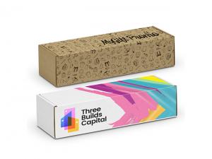 Promotional Die Cut Box with Locking Lid (295x76x76mm)